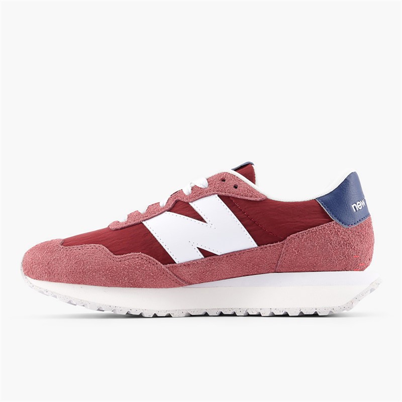New Balance Womens 237 Trainers Red/White