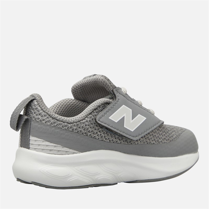 New Balance Infant Fresh Foam 625 New-B Hook And Loop Neutral Running Shoes Grey/White