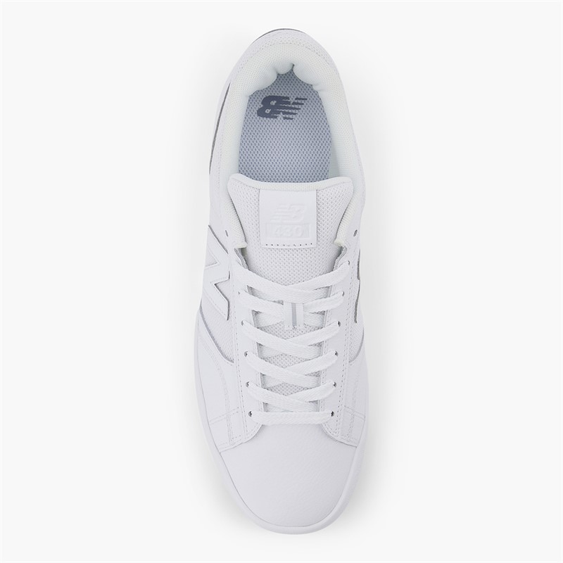 New Balance Mens Numeric 430 Trainers White/White