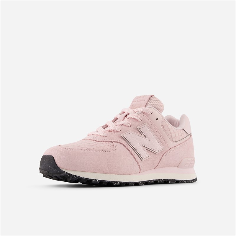 New Balance Junior Girls 574 Trainers Rose Sugar