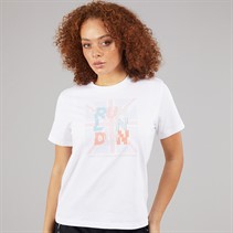 New Balance Womens London Edition Graphic T-Shirt White