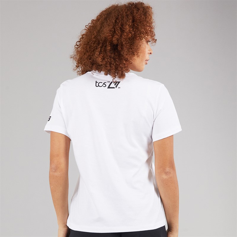 New Balance Womens London Edition Graphic T-Shirt White