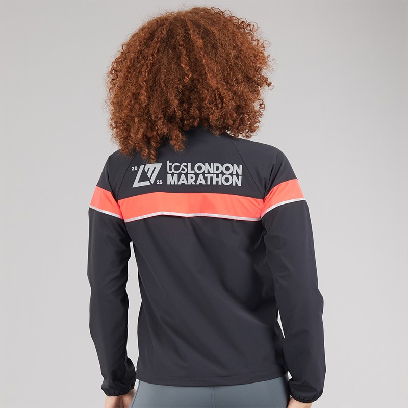 New Balance Womens London Edition Marathon Running Jacket Black