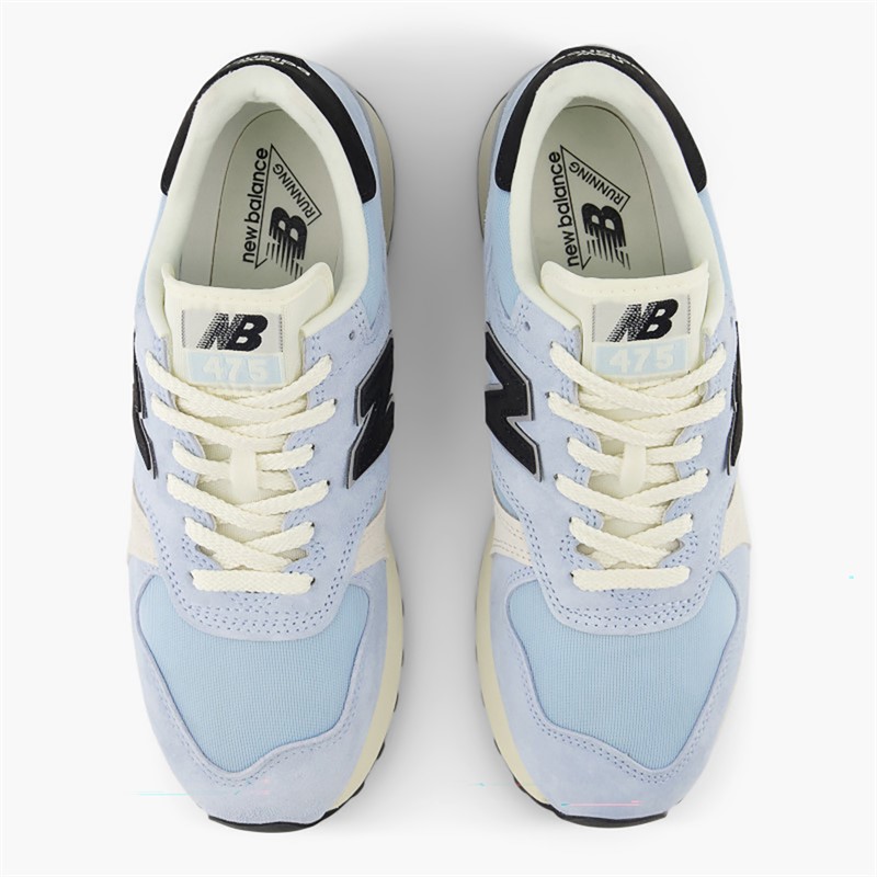 New Balance 475 Trainers Light Chrome Blue/Black/Linen