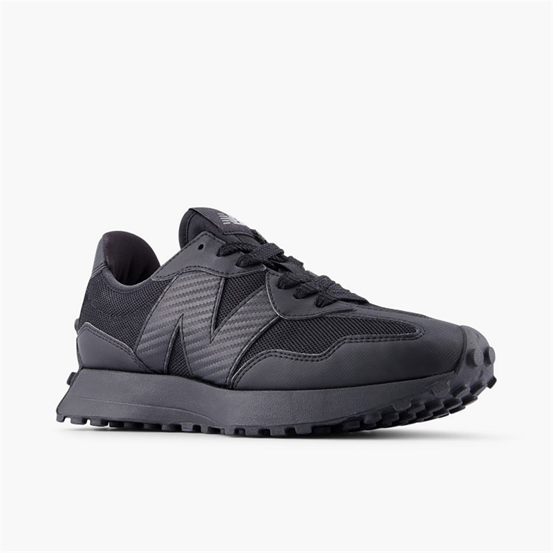 New Balance 327 Trainers Black/Black