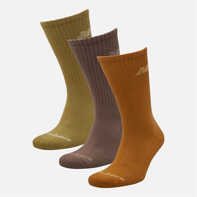New Balance Chaussettes mi-hautes Homme, lot de trois le quotidien Multi