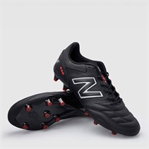 New Balance 442 V2 Team FG Firm Ground Football Boots Black/Silver/Red