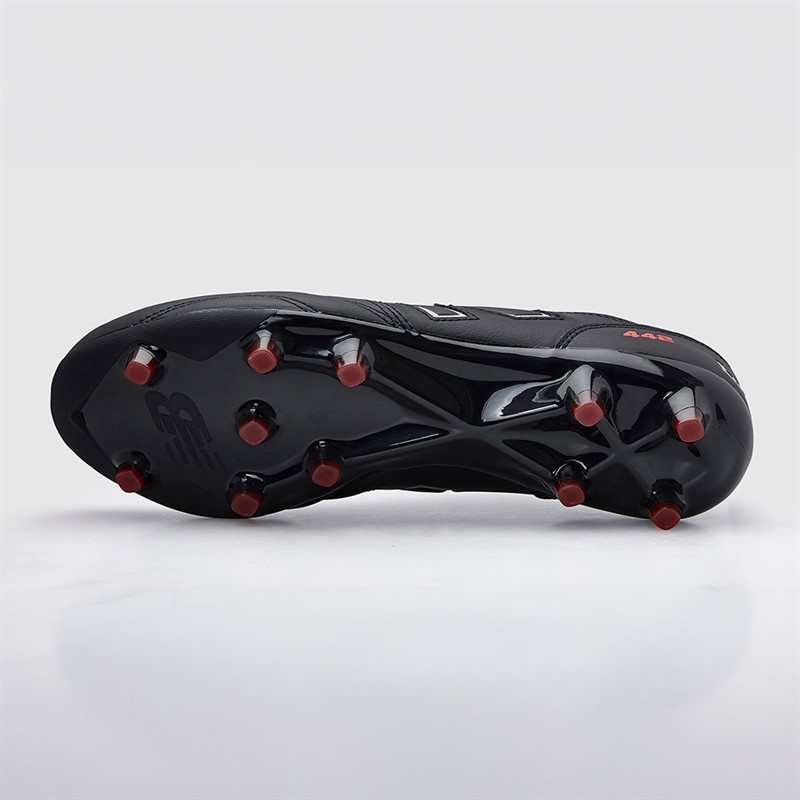 New Balance 442 V2 Team FG Firm Ground Football Boots Black/Silver/Red