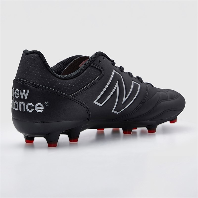 New Balance 442 V2 Team FG Firm Ground Football Boots Black/Silver/Red