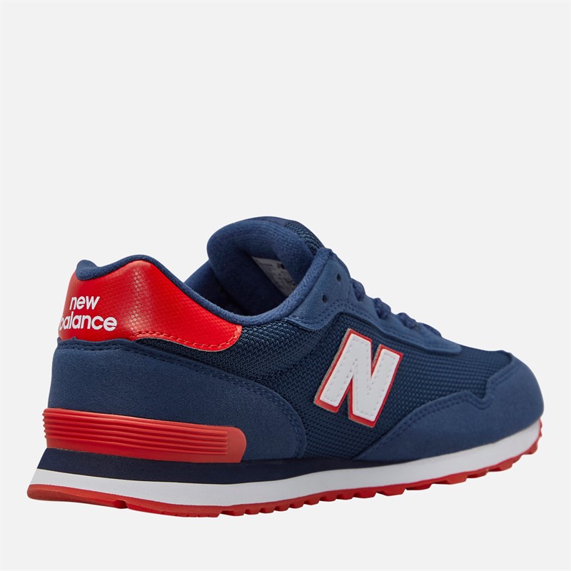 New Balance Junior 515 Lace Trainers Navy/True Red