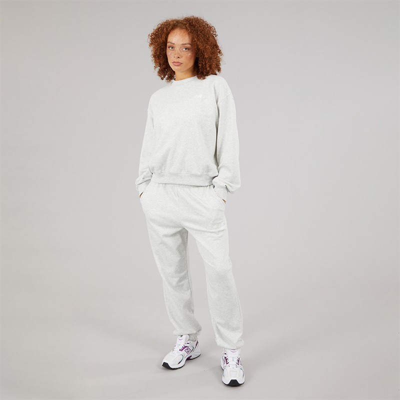 New Balance Womens Sport Essentials Sweatshirt Ash Heather