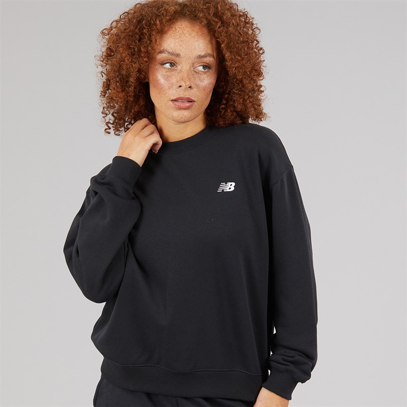New Balance Womens Sport Essentials Sweatshirt Black