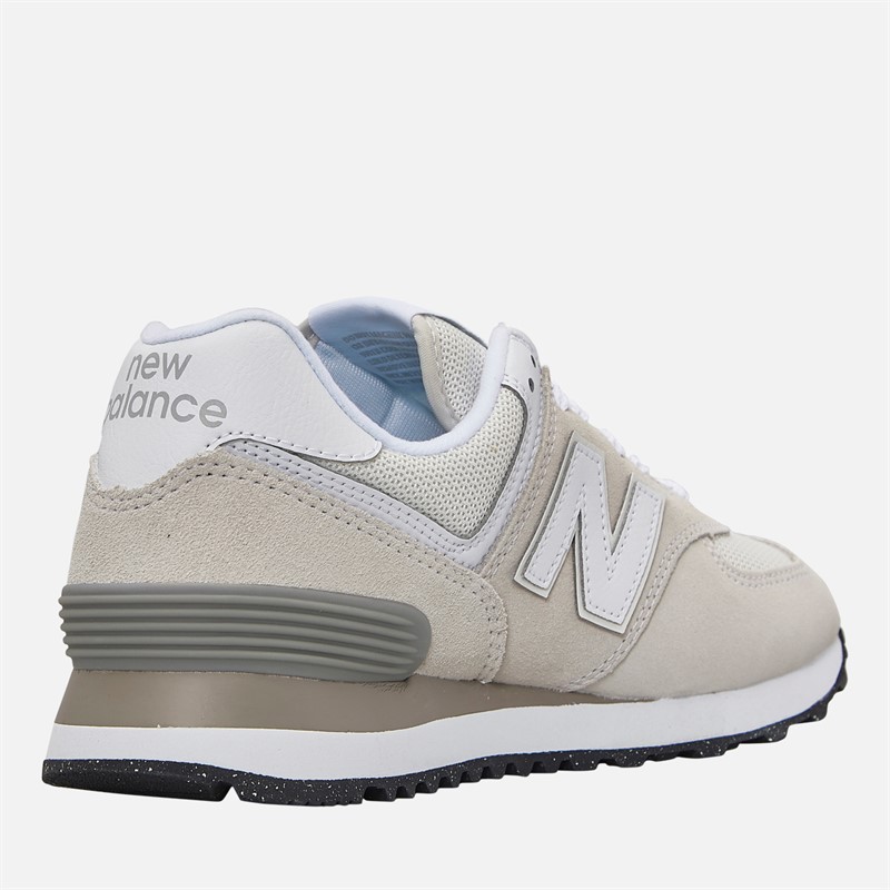New Balance Womens 574 Core Trainers Nimbus Cloud/White