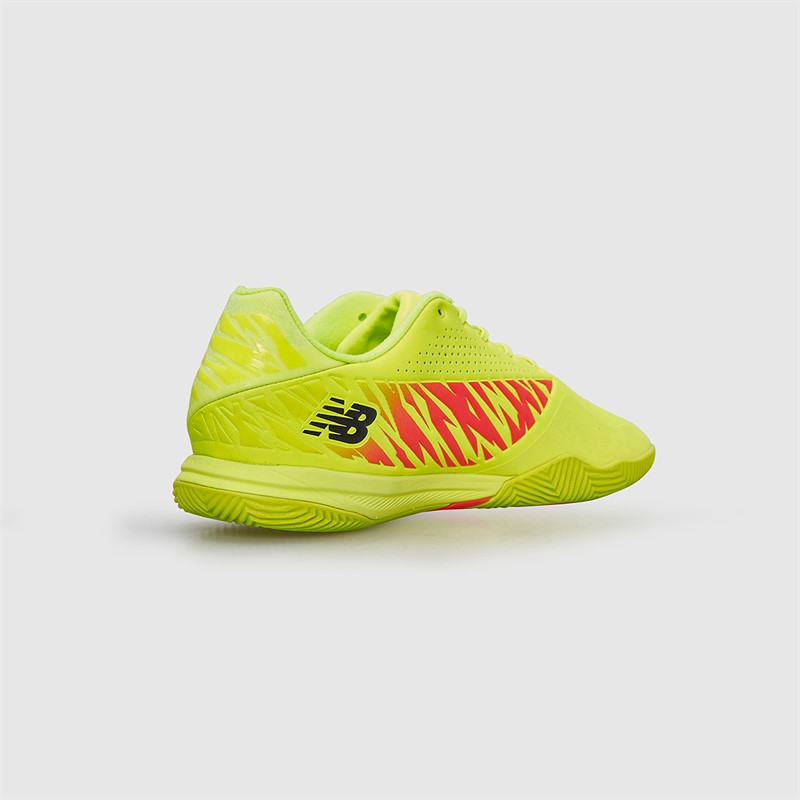 New Balance Mens Furon Pro V8 IN Indoor Football Boots Hi-Light Yellow/Energy Red
