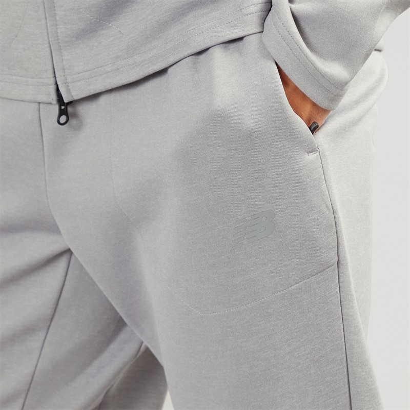 New Balance Mens Tech Knit Training Track Pants Athletic Grey