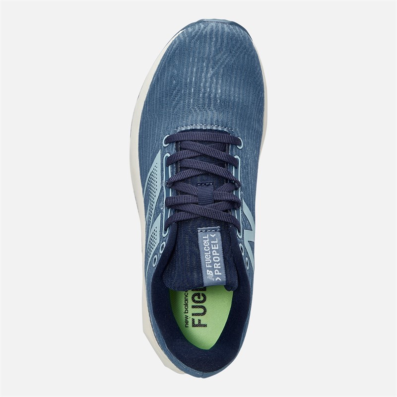 New Balance Womens Fuelcell Propel V5 Neutral Running Shoes Heron Blue/Navy/Angora