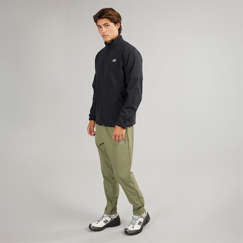 New Balance Mens AC Tapered Track Pants Olivine