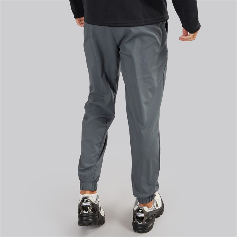 New Balance Mens Sports Essentials Woven Zip Pocket Track Pants Graphite