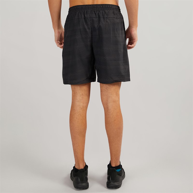 New Balance Mens Sport Essentials Printed 7 Inch Running Shorts Black