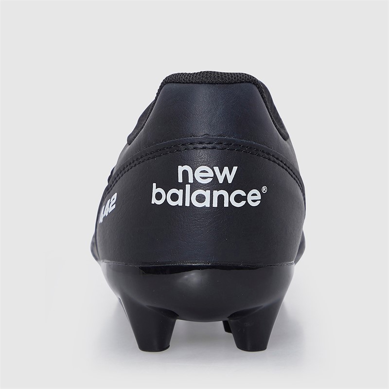 New Balance Junior 442 V2 Academy FG Firm Ground Football Boots Black/White