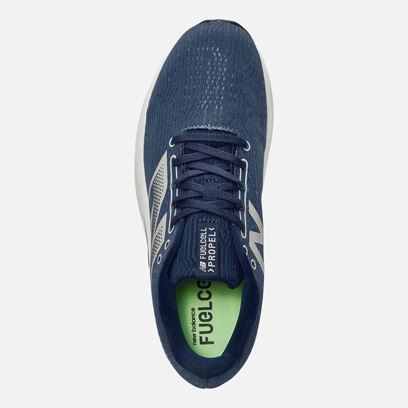 New Balance Mens Fuelcell Propel V5 Neutral Running Shoes Navy/Light Arctic Grey/White