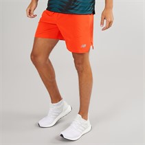 New Balance Mens RC 7 Inch Running Shorts Neo Flame