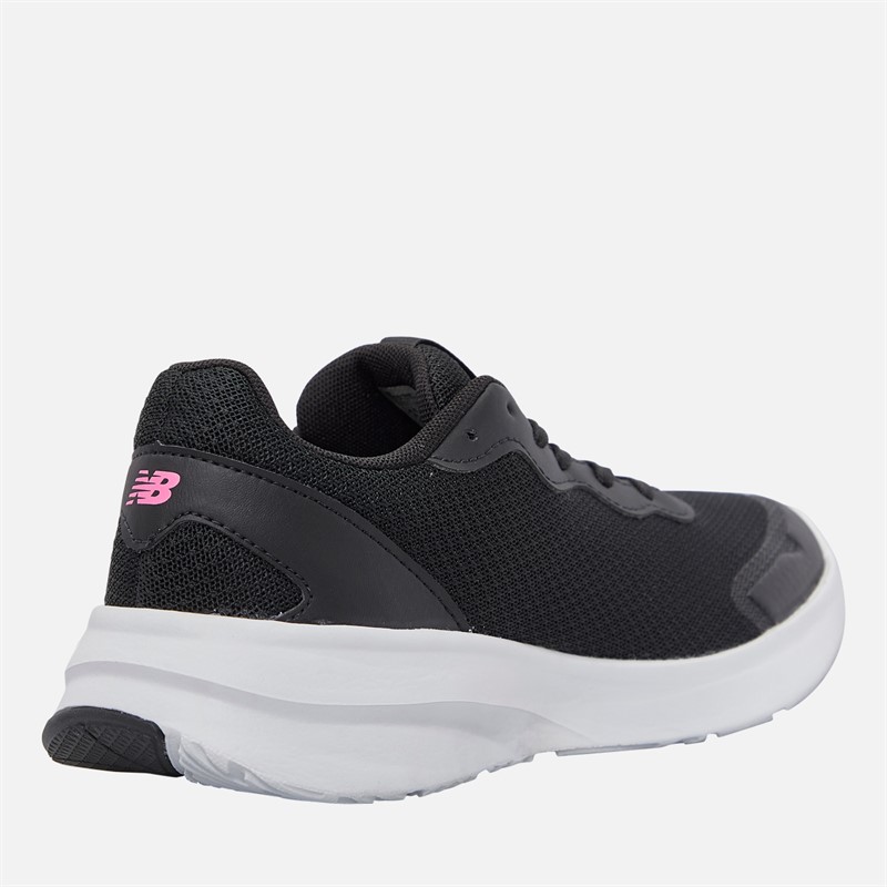 New Balance Junior Girls 578 Neutral Running Shoes Black/Pink
