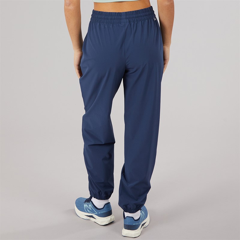 New Balance Womens Athletics Stretch Woven Track Pants Navy