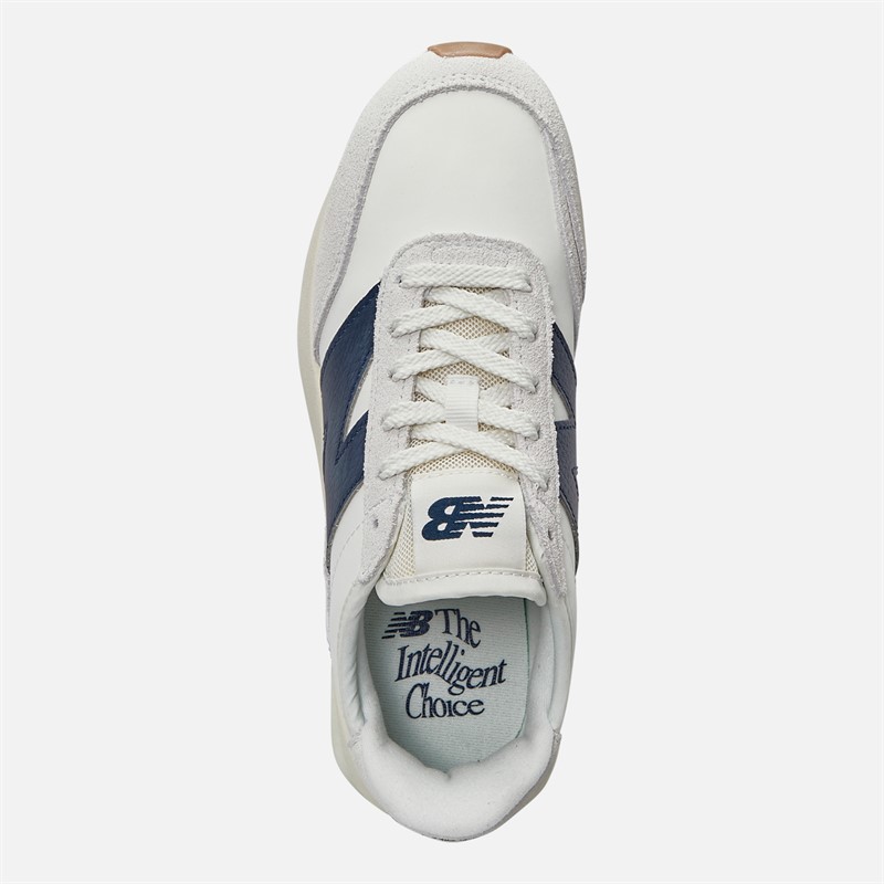 New Balance Womens 370 Trainers Sea Salt/Navy