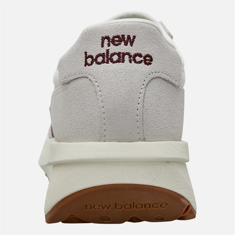 New Balance 370 Trainers Sea Salt/Crimson