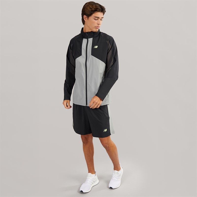 New Balance Mens Utility Woven Jacket Black