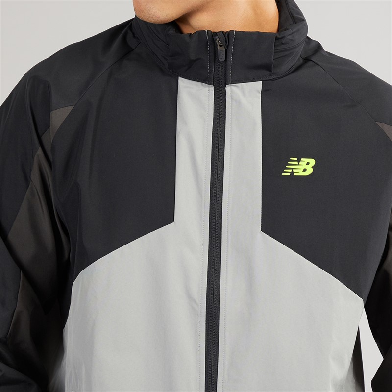 New Balance Mens Utility Woven Jacket Black