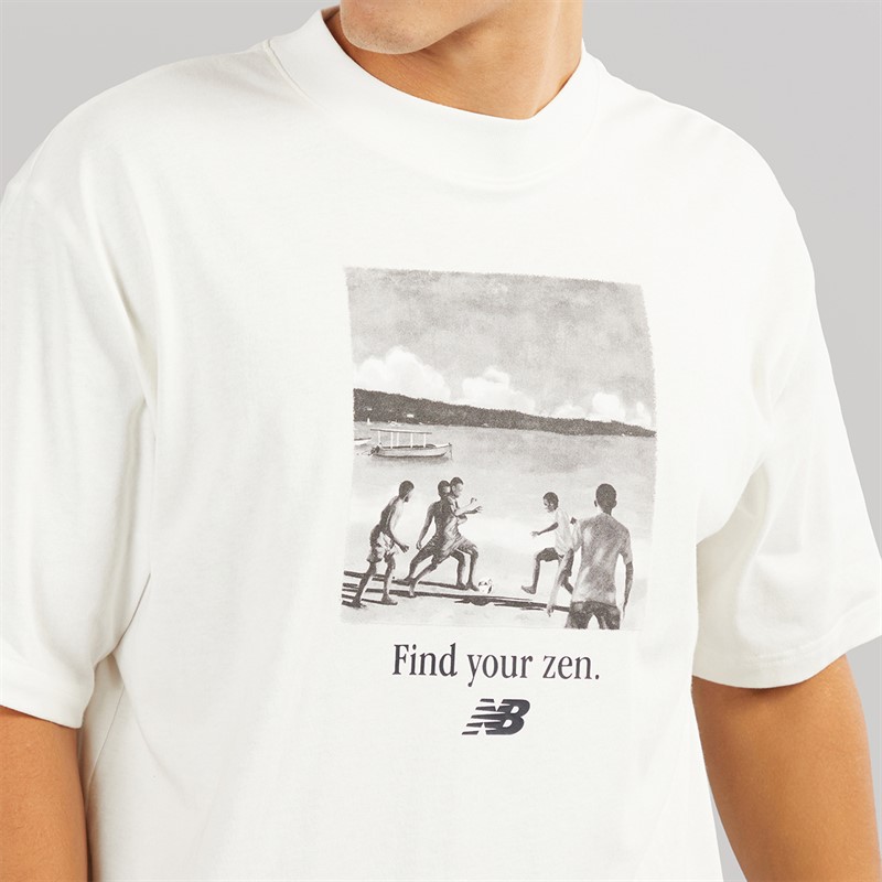 New Balance Mens New Balance X Raheem Sterling Graphic T-Shirt Steel