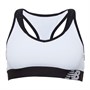 New Balance Womens Pace Sports Bra Top White/Black