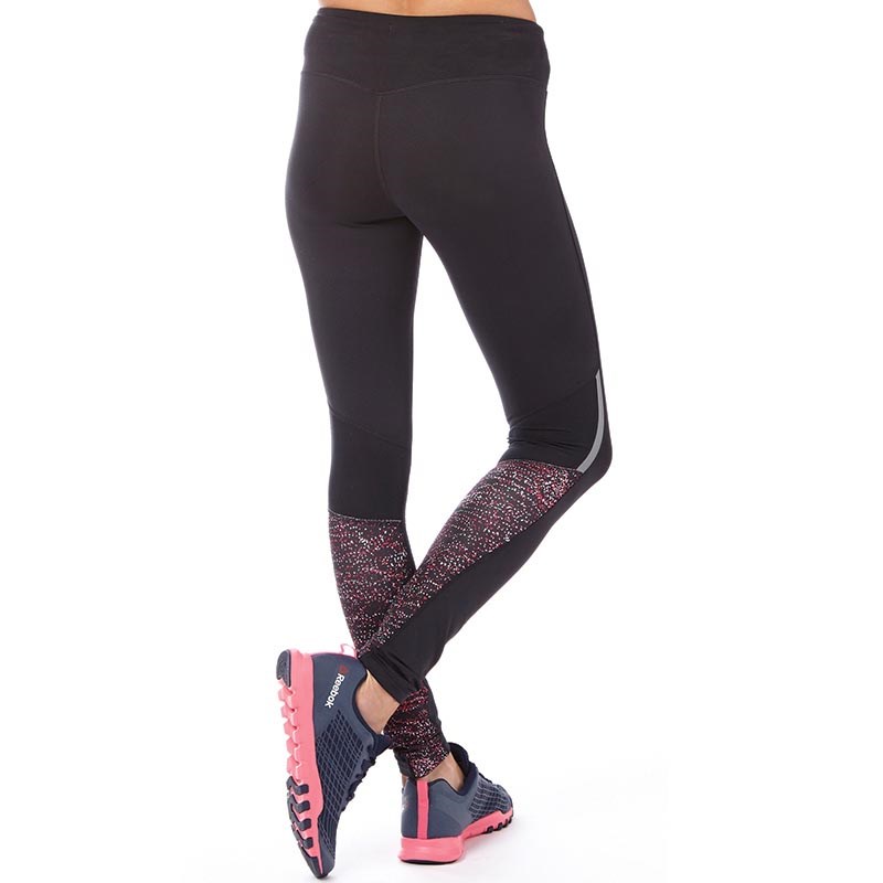 Buy New Balance Womens Printed Running Tight Leggings Black/Pink