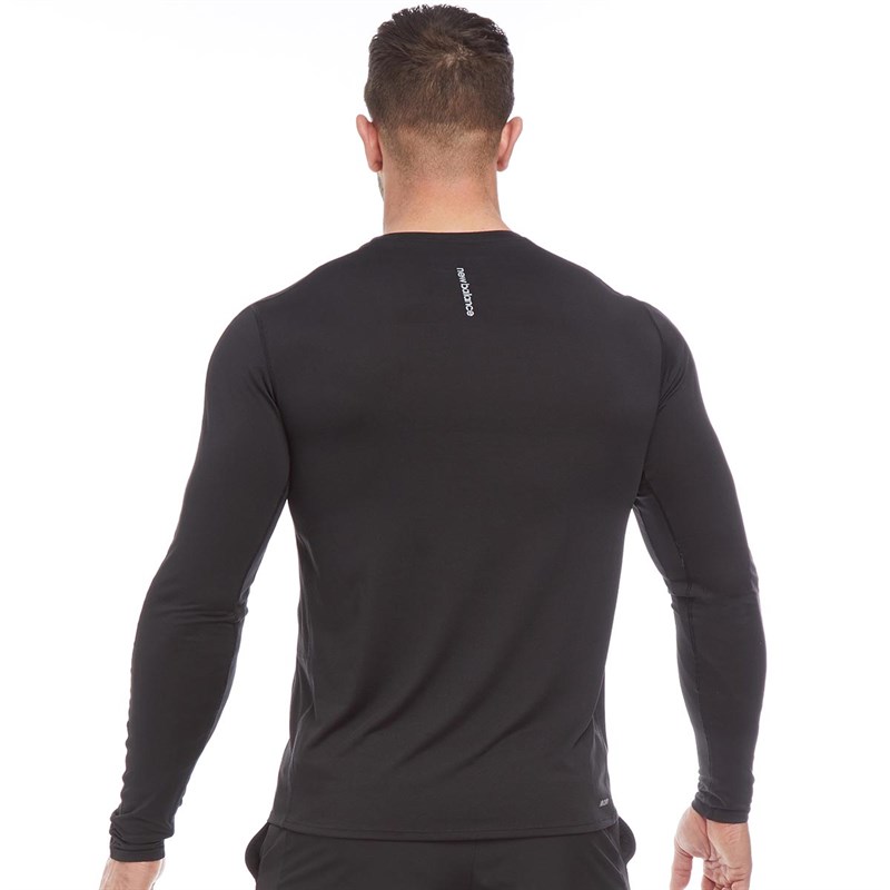 Buy New Balance Mens Accelerate Long Sleeve Running Top Black