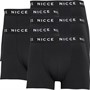 NICCE Mens Galan Five Pack Boxers Black