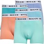 NICCE Mens Carta Five Pack Boxers Sky/Light Coral/Light Teal/Lavender/Mint