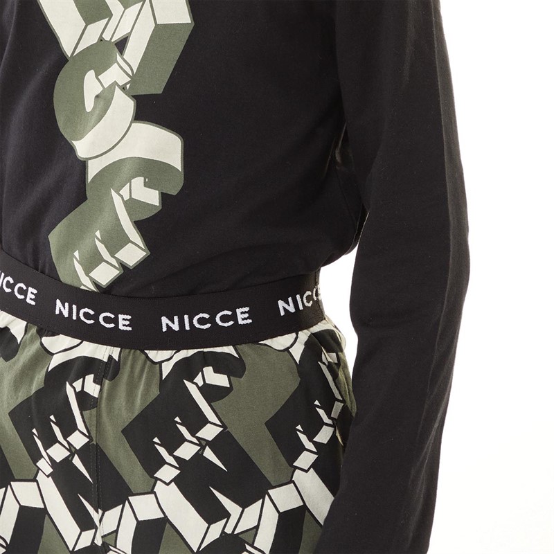 NICCE Boys Texpo Pyjama Set Black