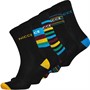 NICCE Boys Bassle Five Pack Socks Black