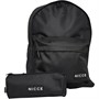NICCE Mens Recklon Backpack And Pencil Case Black
