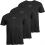 NICCE Mens Ryker Three Pack T-Shirts Black