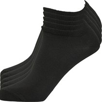 NICCE Boys Welles Five Pack Trainer Liner Socks Black