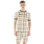 NICCE Mens Jude AOP Printed Lounge Set Oatmeal