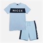 NICCE Boys Cutters T-Shirt And Shorts Set Ice Blue