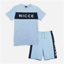 NICCE Boys Cutters T-Shirt And Shorts Set Ice Blue