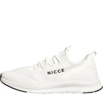 NICCE Mens Chassis Trainers White/Black