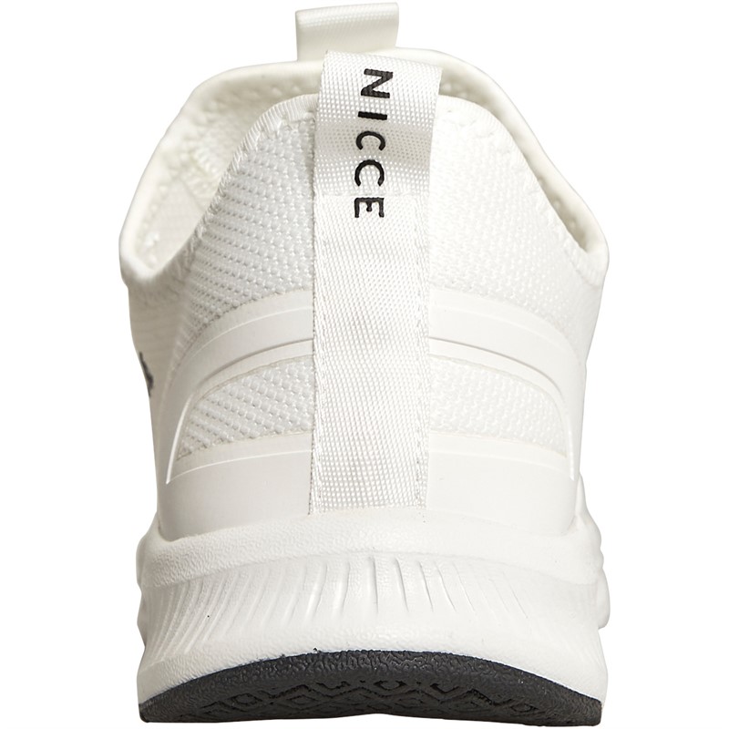 NICCE Mens Chassis Trainers White/Black