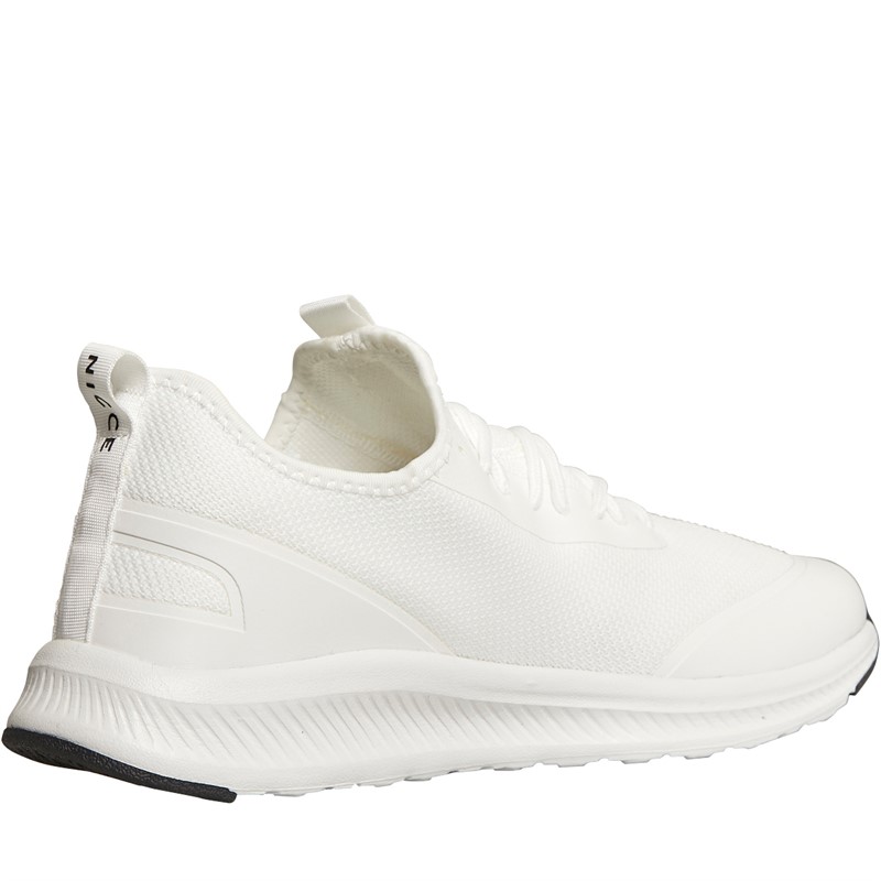 NICCE Mens Chassis Trainers White/Black