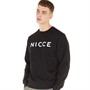 NICCE Mens Original Logo Crew Sweatshirt Black